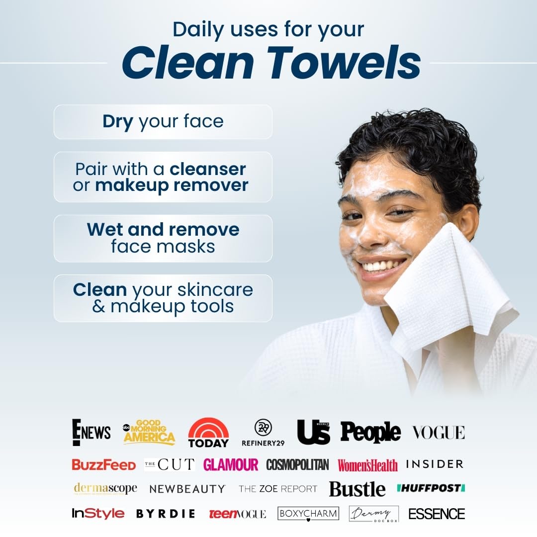 Ultimate Ultra Soft Biobased Makeup Remover: Clean Towels XL™