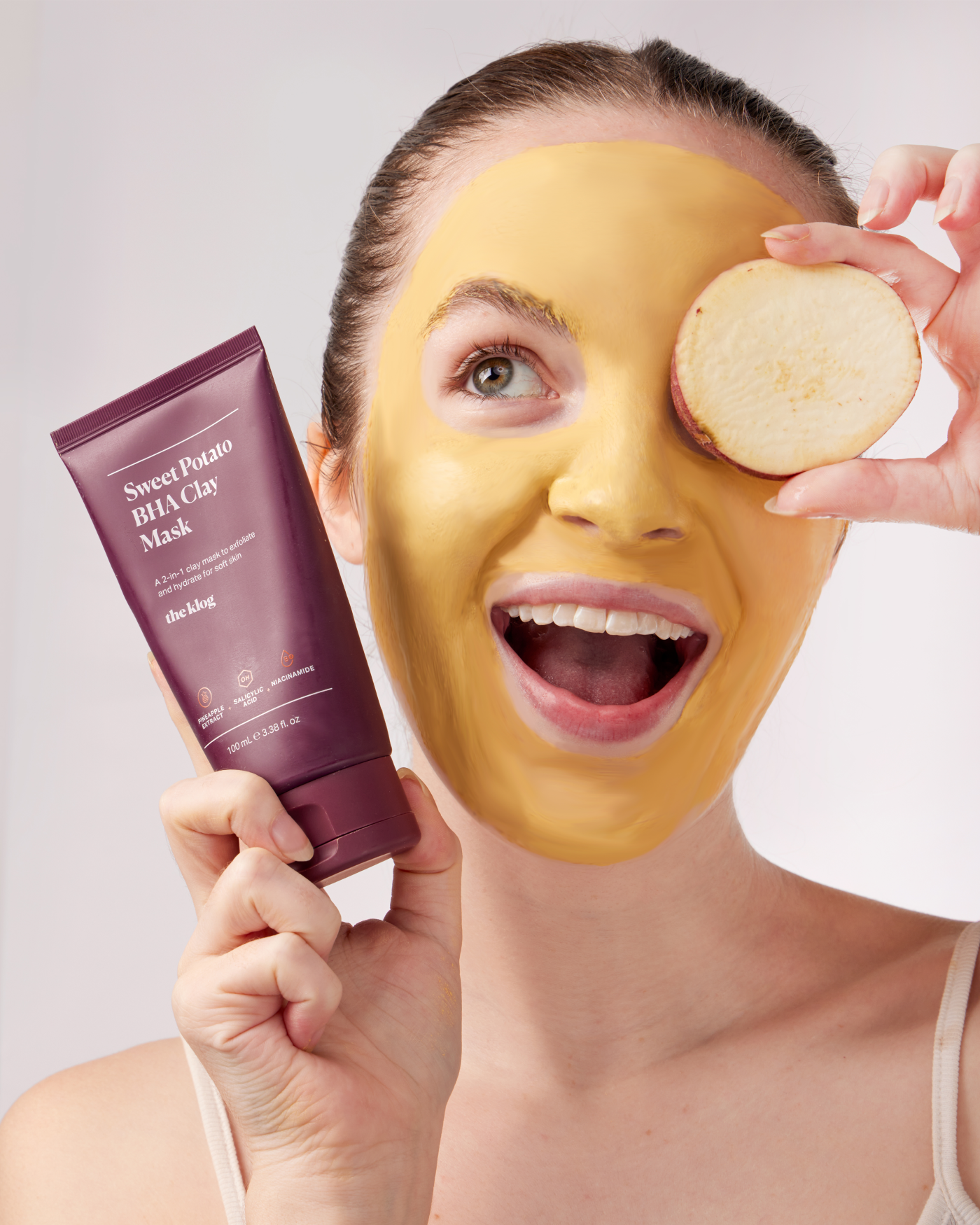 Uncover the Klog’s Model-New Candy Potato BHA Clay Masks |