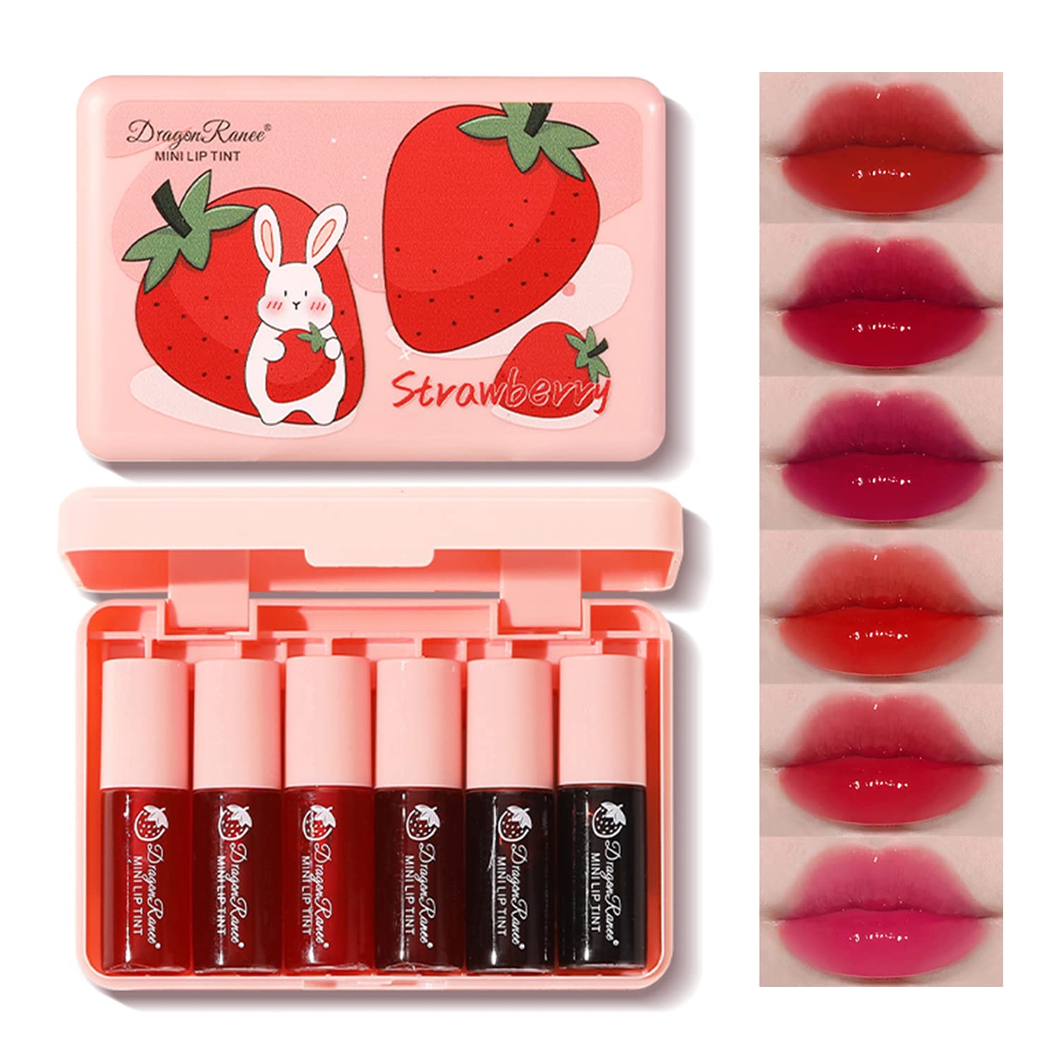 Eakroo Lip Tint Set: Vivid, Long-Lasting, Moisturizing Korean Lip Gloss